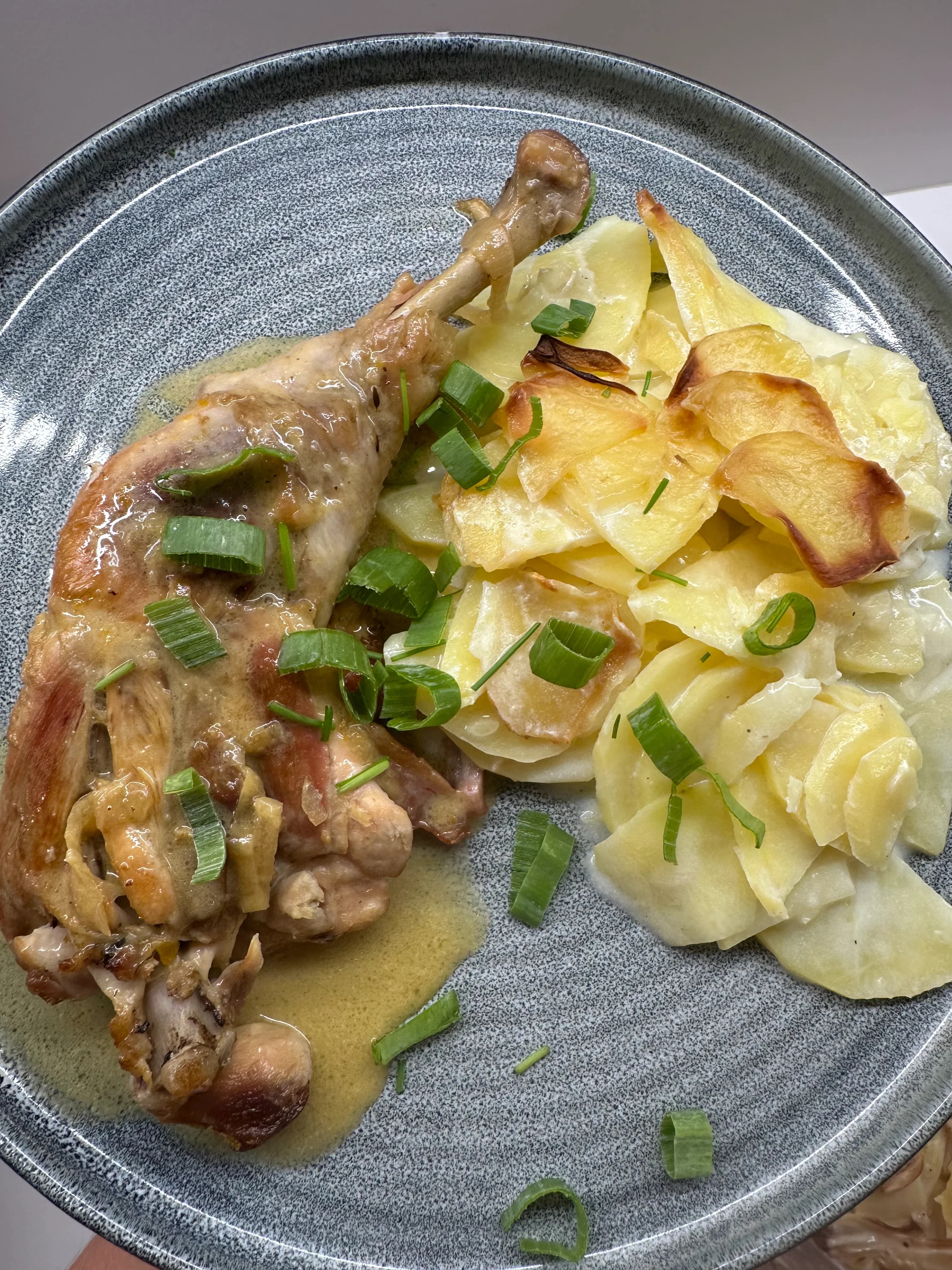 Cuisses de Poulet sauce onctueuse